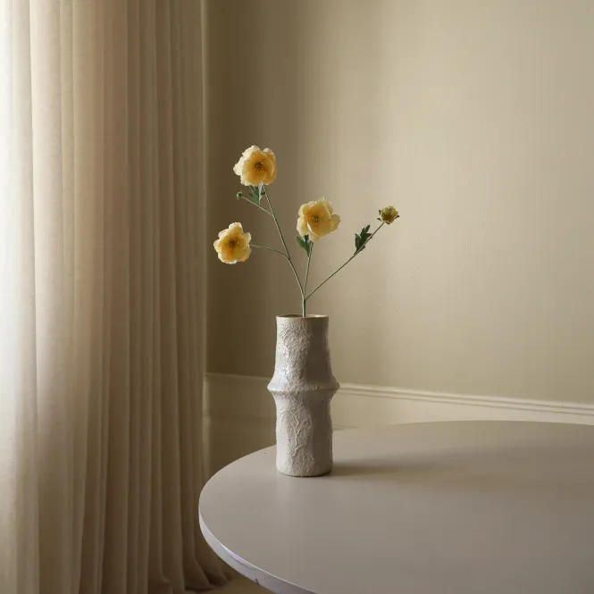 Hovedbilde Botané Studio Gul Poppy blomst 4 knopper
