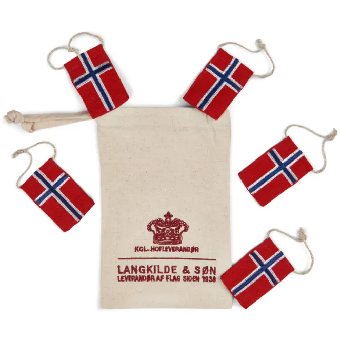 Hovedbilde Langkilde & Søn Norske pynteflagg 