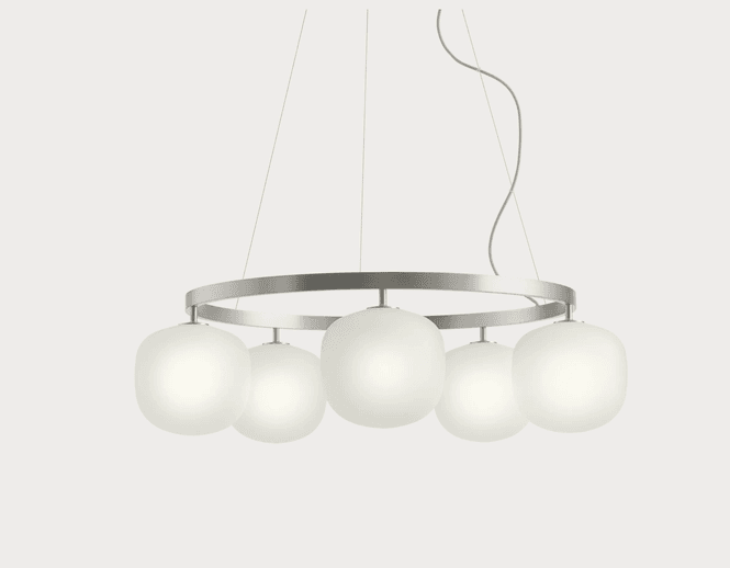 Hovedbilde Muuto Rime Chandelier - Aluminum Grey