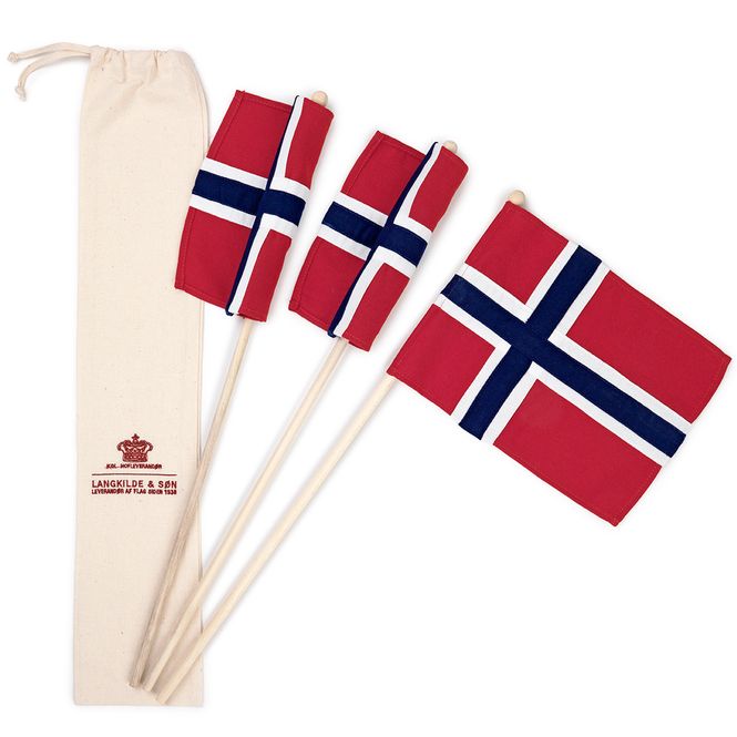 Hovedbilde 17. mai flagg - 3stk