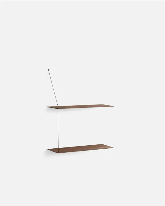Hovedbilde Woud Stedge shelf, Smoked oak 60cm