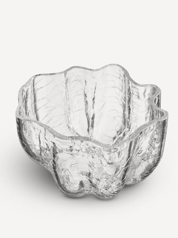 Kosta Boda Crackle lysestake 5,8 cm