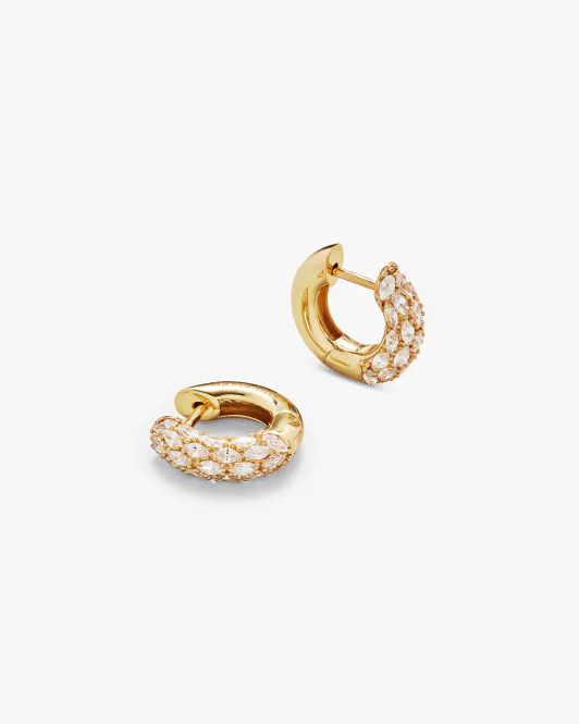 Hovedbilde Philippa Studios Bold Marquise Hoops Small Gull