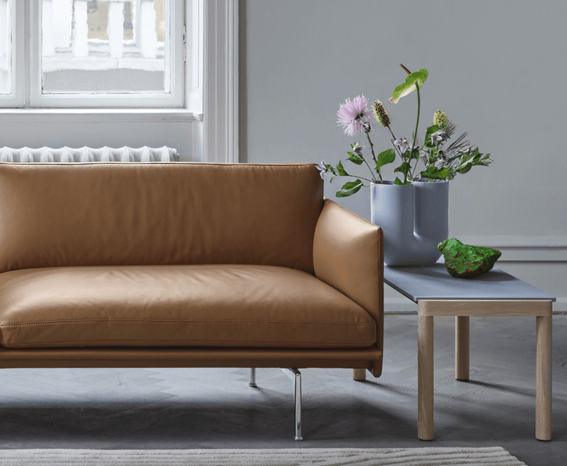 Muuto Couple sofabord 40x84 Plain/Wavy 