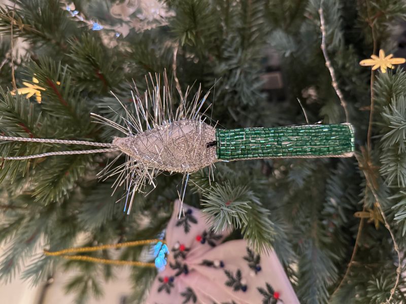 Nynne Rosenvinge Christmas Ornament Green Shimmer