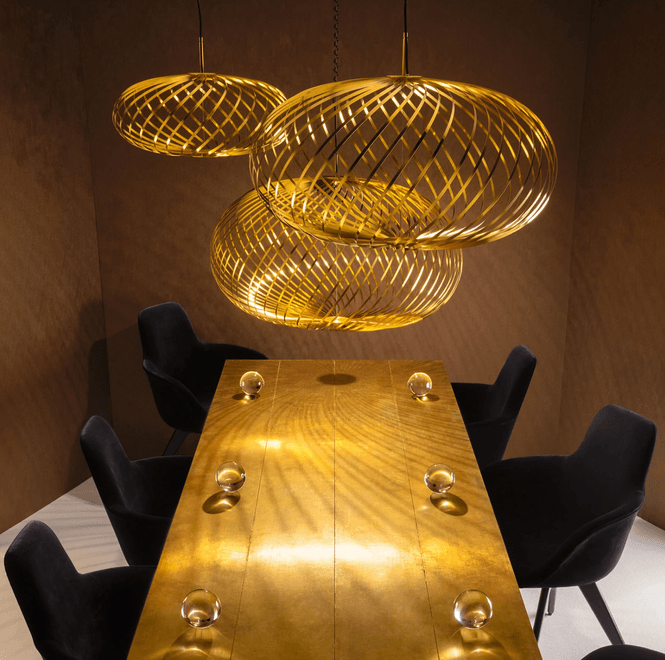 Hovedbilde Tom Dixon Spring Pendel Medium -  Brass