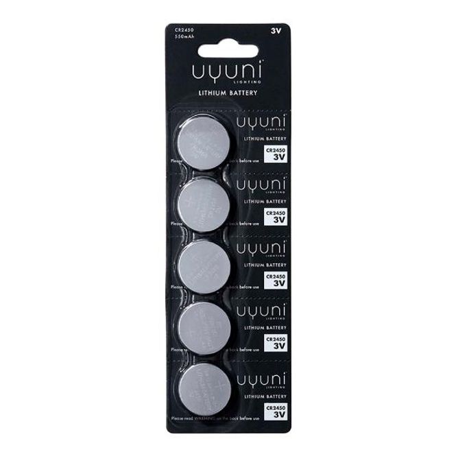 Hovedbilde Uyuni batteri 3Vm 550mAh, 5pk CR2450