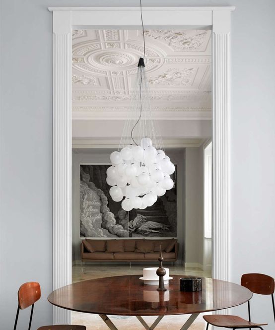 Hovedbilde Luceplan Stochastic 48 kuler Opal White