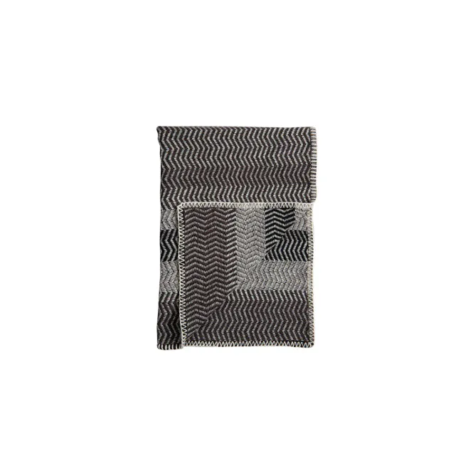 Hovedbilde Røros Tweed Fri ullpledd 150x200 cm Gray day