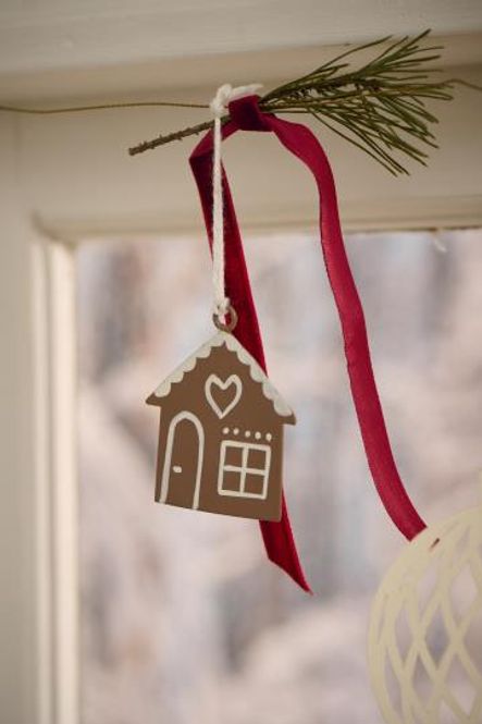 Hovedbilde Ib Laursen Pepperkakehus med oppheng 