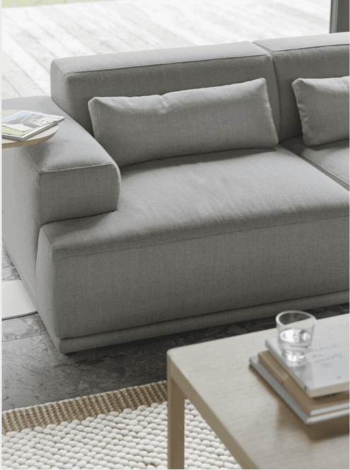 Hovedbilde Muuto Connect Soft Modular 3-seter sofa - Clay 12