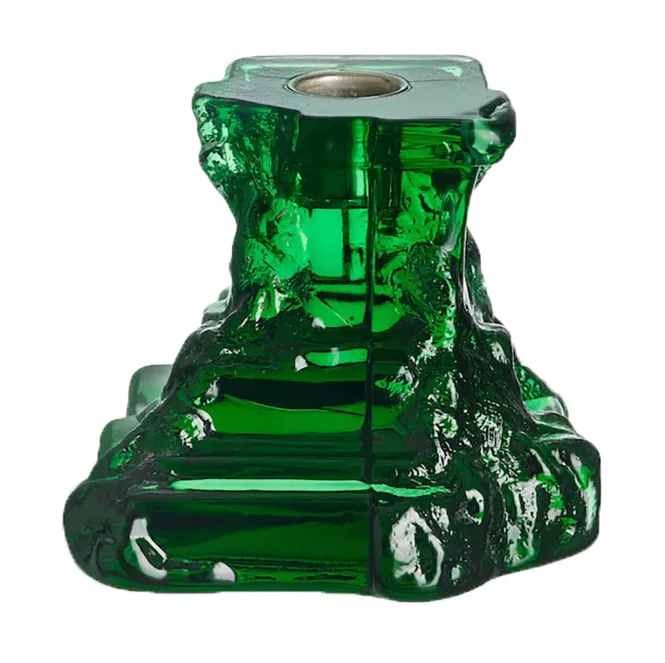 Hovedbilde KostaBoda Rocky Barouque Emerald green lysestake ...