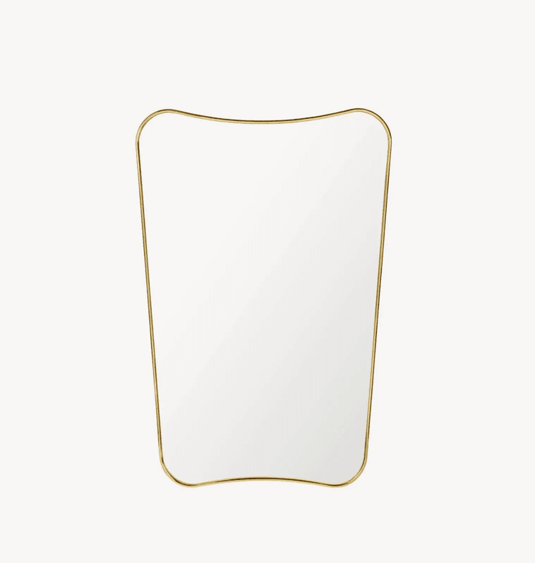 Gubi F.A. 33 Wall Mirror 54x80 Messing