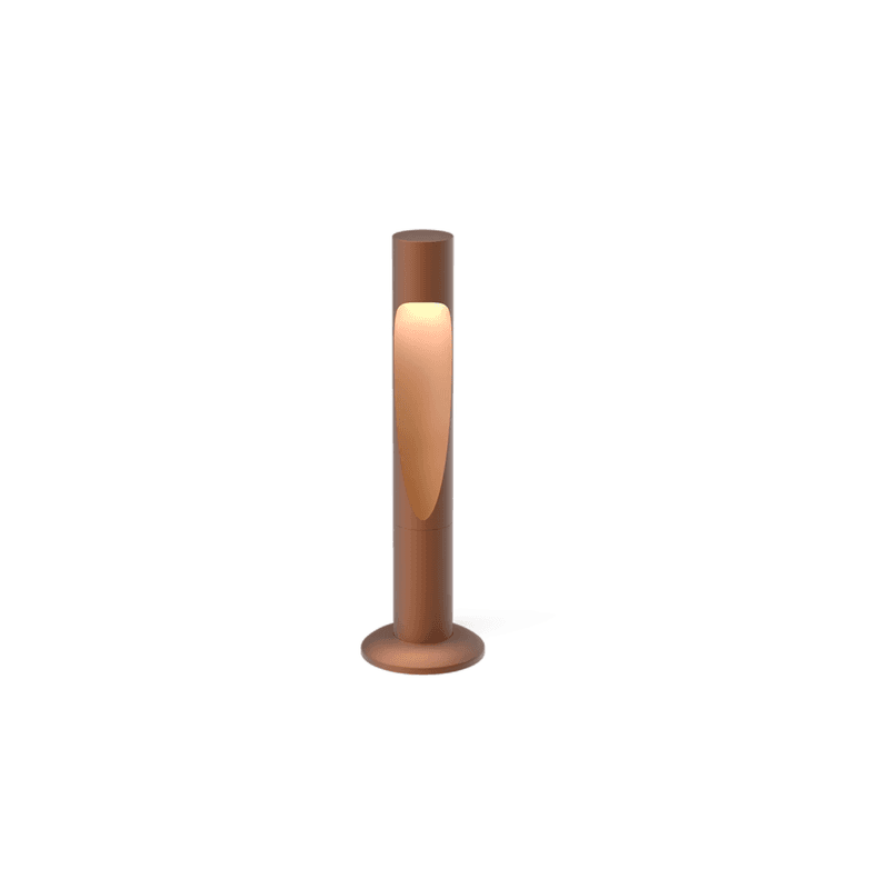 Louis Poulsen Flindt Garden Pullert Lang Corten Base Uten Adapter, 2700K