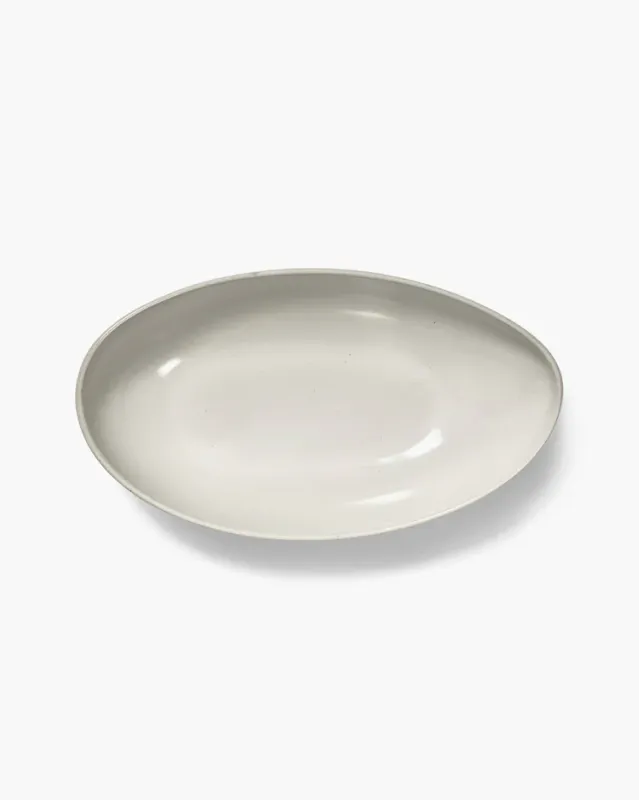 Serax off-white Out of lines serveringsskål oval