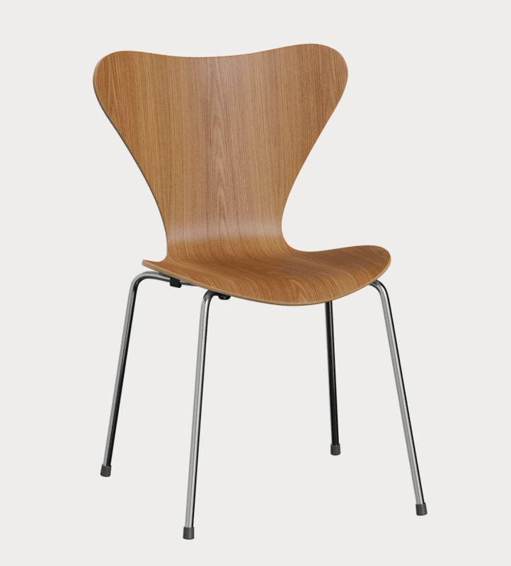 Fritz Hansen Serie 7 - Klarlakkert Finér