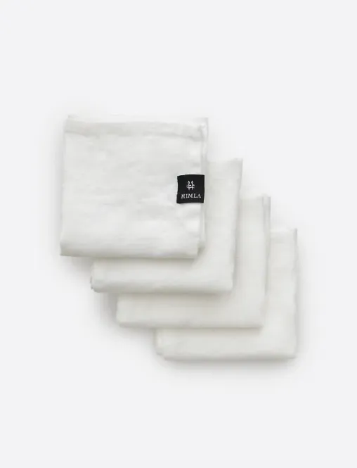 Hovedbilde Himla Sunshine linserviett 4 pk. - White